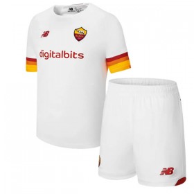 Koszulka AS Roma Dziecięcy Wyjazdowe Koszulki Piłkarskie 2021-2022 Krótki Rękaw